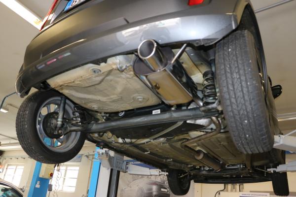 Endschalldämpfer - 1x90 Typ 16 passend für: Suzuki Ignis III Frontantrieb